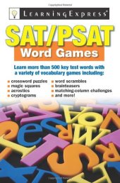 book SAT PSAT Word Games  