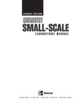 book CHEMISTRY SMALL-SCALE LABORATORY MANUAL  