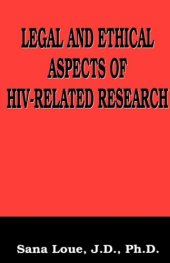 book Legal and ethical aspects of HIV-related research  