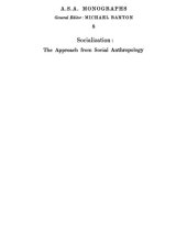 book Socialization: The approach from social anthropology  