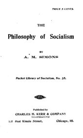 book The philosophy of socialism (Pocket library of socialism)  