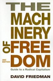 book Machinery of Freedom: Guide to a Radical Capitalism  