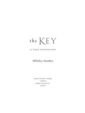 book The Key: A True Encounter  