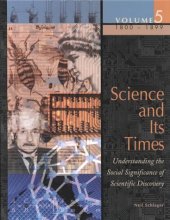 book Science and Its Times: 19th Century Vol 5  