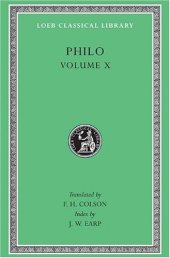 book Philo, Volume X: On the Embassy to Gaius. General Indexes