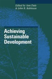 book Achieving sustainable development  