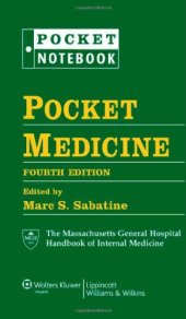 book Pocket Medicine: The Massachusetts General Hospital Handbook of Internal Medicine (Pocket Notebook Series)  