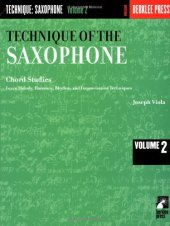 book Technique of the Saxophone - Volume 2: Chord Studies (Woodwind Method)  