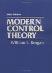 book Modern Control Theory (3rd Edition)  