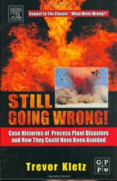 book Still Going Wrong!: Case Histories of Process Plant Disasters and How They Could Have Been Avoided  