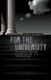 book For the University: Democracy and the Future of the Institution  