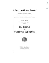 book El Libro Del Buen Amor  