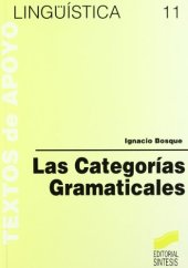 book Las Categorías Gramaticales (Sexta Reimpresión)  