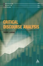 book Critical Discourse Analysis (Continuum Research Methods)  