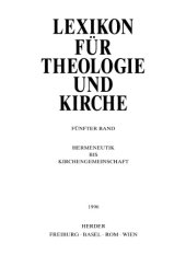 book Lexikon für Theologie und Kirche (LThK3) - Band 5  