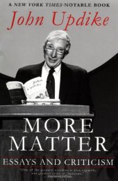 book More Matter: Essays and Criticism  