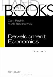 book Handbook of Development Economics, Volume 5  