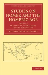 book Studies on Homer and the Homeric Age