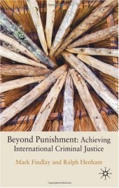 book Beyond Punishment in International Criminal Justice  