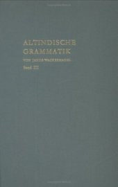 book Altindische Grammatik. Teil 3: Nominalflexion - Zahlwort - Pronomen  