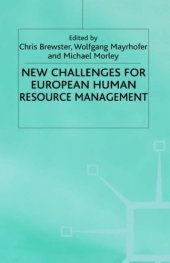 book New challenges for European human resource management  