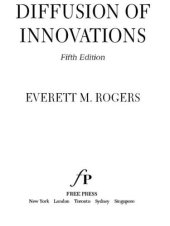 book Diffusion of Innovations, 5th Edition  