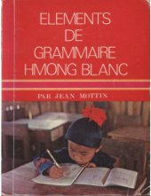 book Éléments de grammaire hmong blanc