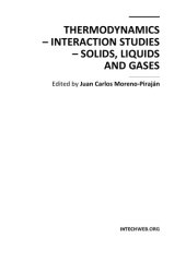 book Thermodynamics - Interaction Studies - Solids, Liquids and Gases  