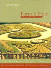 book Form and Style: Research Papers, Reports and Theses, 10th Edition  