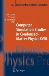 book Computer Simulation Studies in Condensed-Matter Physics XVIII