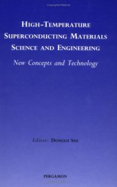 book High-temperature superconducting materials science and engineering