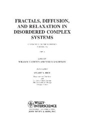 book Advances in Chemical Physics, Vol.133, Part A. Fractals, Diffusion, and Relaxation (Wiley 2006)