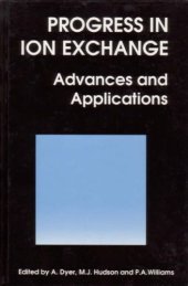 book Progress in Ion Exchange: Advances and Applications  