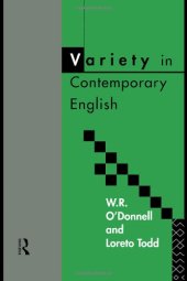 book Variety in Contemporary English  