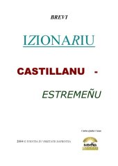 book Izionariu castillanu - estremeñu  