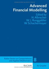 book Advanced Financial Modelling (Radon Series on Computational and Applied Mathematics)  