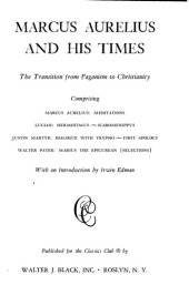 book Marcus Aurelius and His Times. The Transition from Paganism to Christianity  