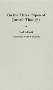 book On the three types of juristic thought  