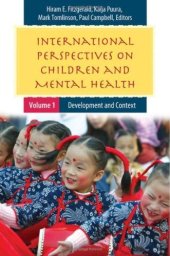 book International Perspectives on Children and Mental Health 2 volumes (Child Psychology and Mental Health)  