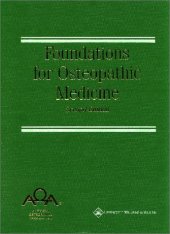 book Foundations for Osteopathic Medicine  