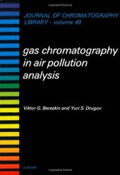 book Gas chromatography in air pollution analysis  