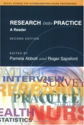 book Research into practice: a reader, for nurses and the caring professions  