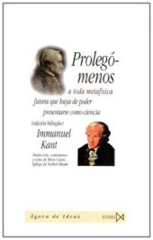 book Prolegómenos a toda metafísica que haya de poder presentarse como ciencia (Bilingüe)