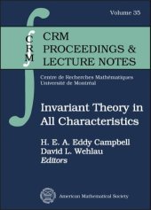 book Invariant Theory in All Characteristics  