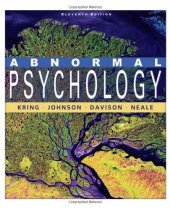 book Abnormal Psychology , Eleventh Edition  