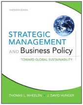 book Strategic Management and Business Policy: Toward Global Sustainability, 13th Edition  