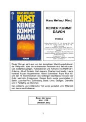 book Keiner kommt davon  