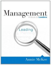 book Management: A Focus on Leaders, Preliminary Edition  