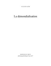 book La démondialisation  