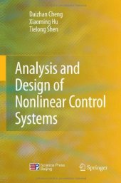 book Analysis and Design of Nonlinear Control Systems  